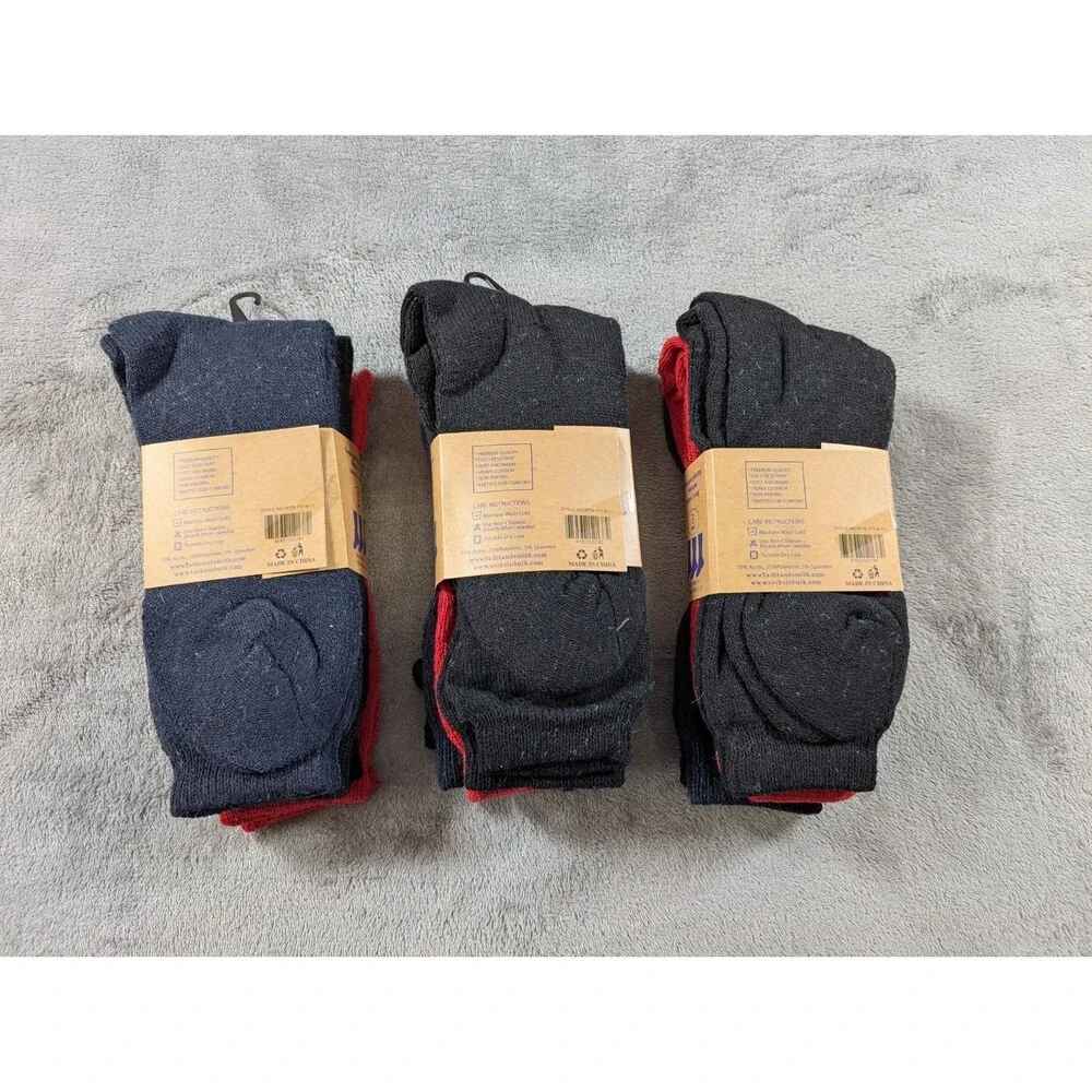 Yacht & Smith Women’s 9-11 Thermal Boot Socks 9 Pairs Heavy Winter Warm